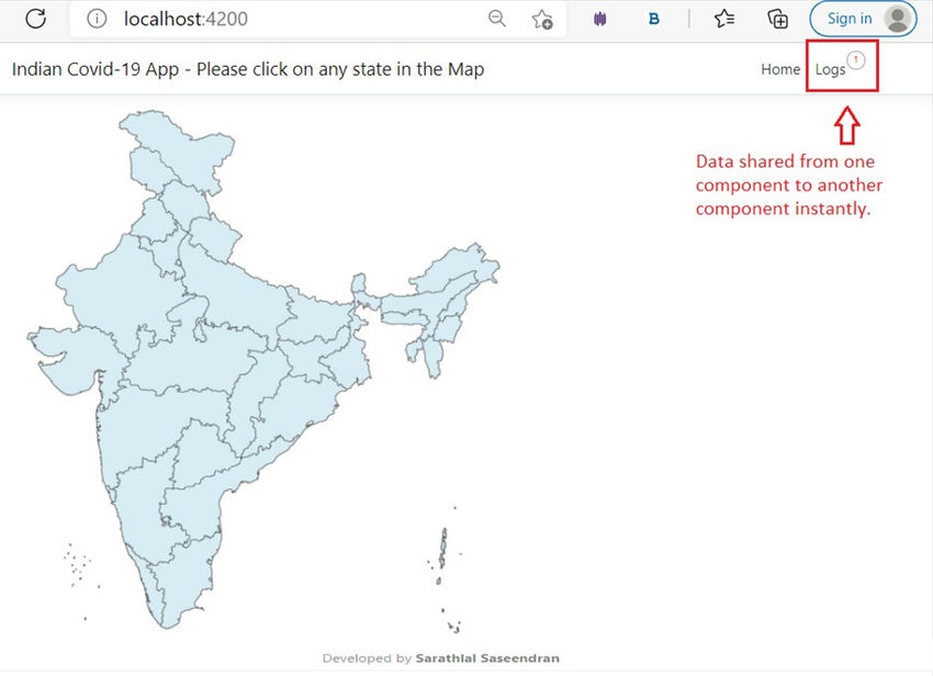 Easily Share Data Between Two Unrelated Components In Angular